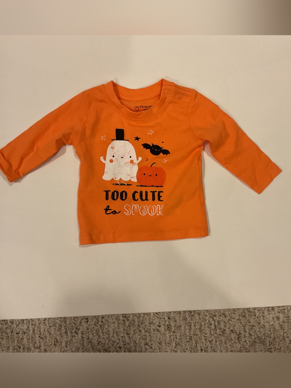 NWOT Primark Baby Halloween Shirt 3m-6m